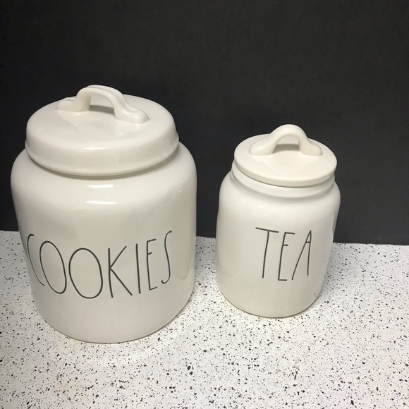 Rae Dunn Other - Rae Dunn Cookies & Tea Canisters